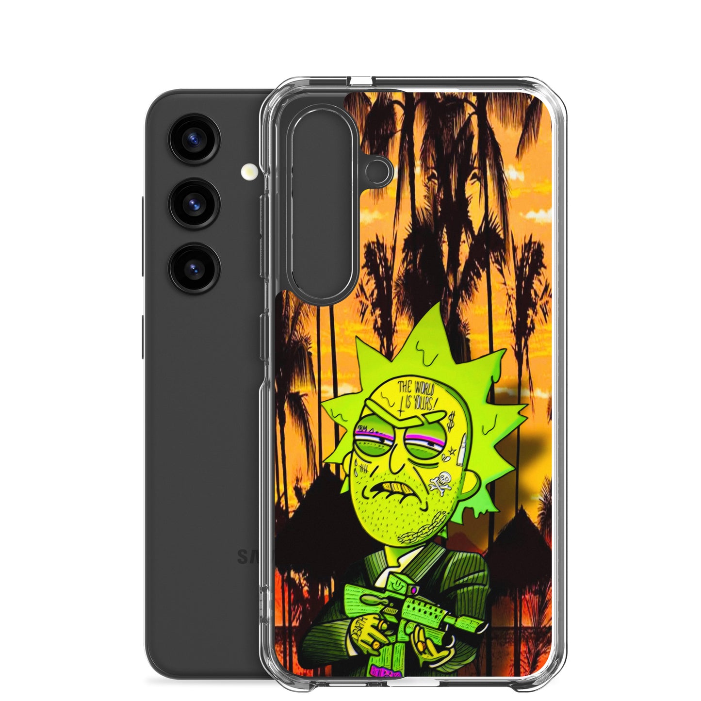 Designer Rick and Morty Samsung® Clear Case | Available for Most Samsung® Models