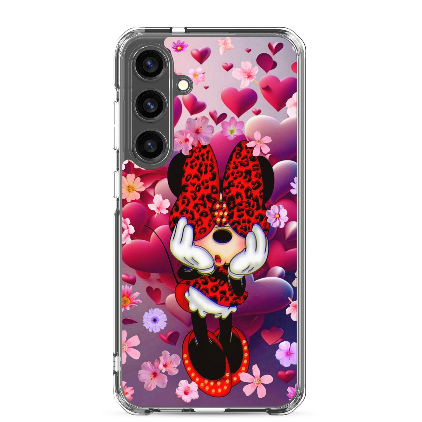 Designer Minnie-Mouse Samsung® Clear Case | Available for Most Samsung® Models