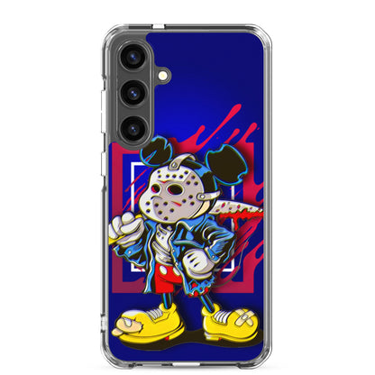 Designer Mickey-Mouse as Jason from Friday the 13th Samsung® Clear Case | Available for Most Samsung® Models