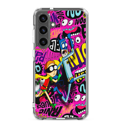 Designer Rick and Morty Samsung® Clear Case | Available for Most Samsung® Models