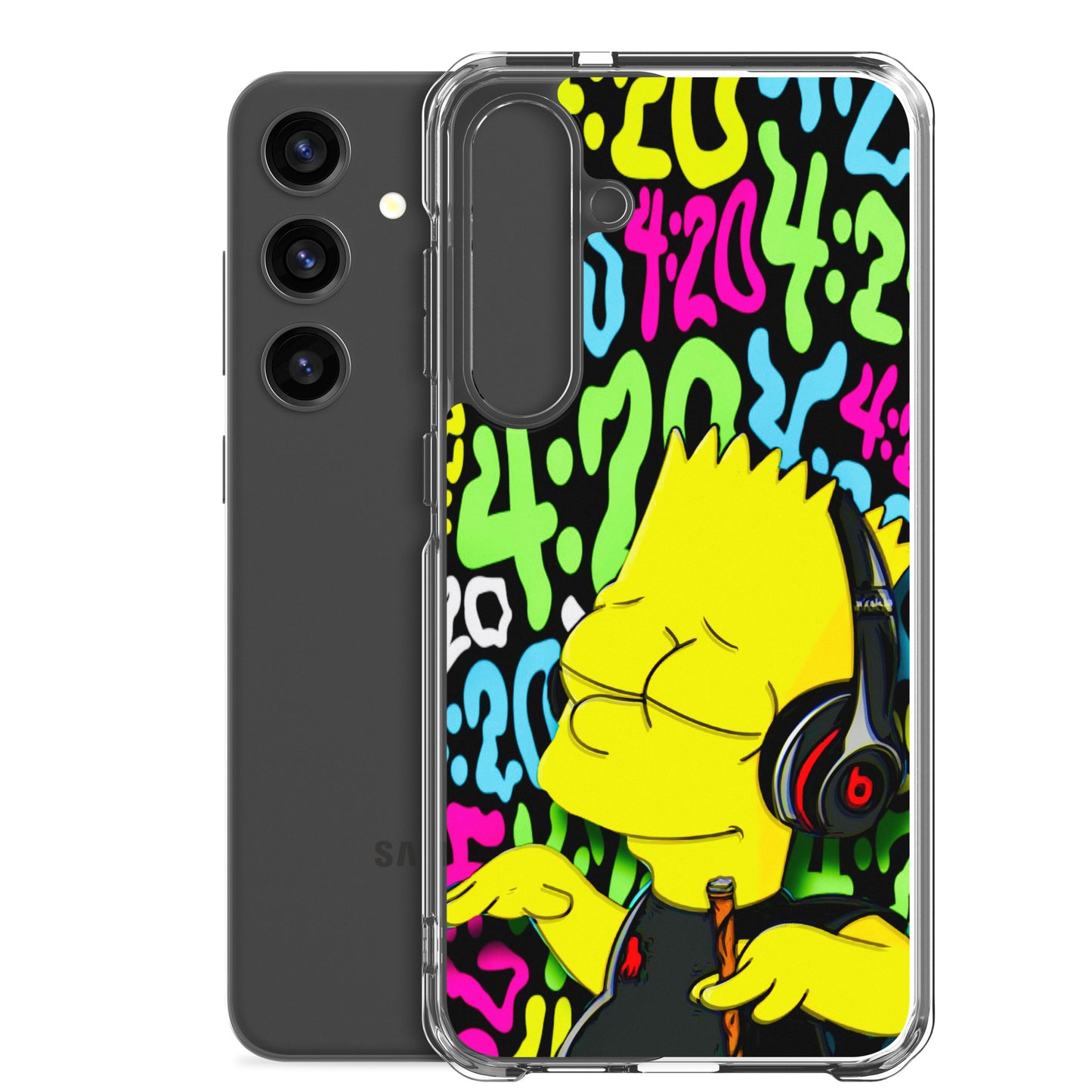 Designer The Simpsons Samsung® Clear Case | Available for Most Samsung® Models