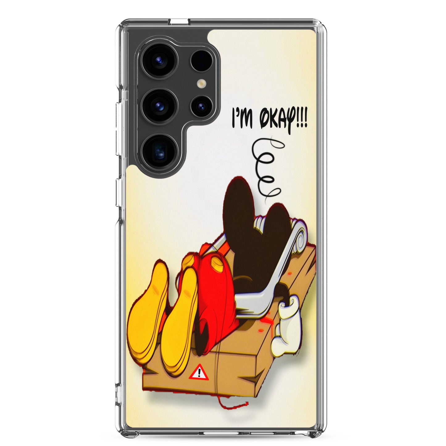 Designer Mickey-Mouse Samsung® Clear Case | Available for Most Samsung® Models