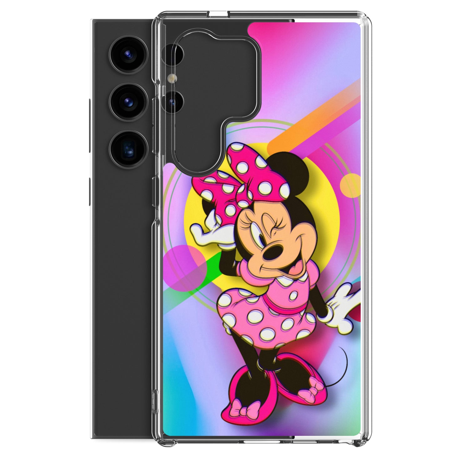 Designer Minnie-Mouse Samsung® Clear Case | Available for Most Samsung® Models