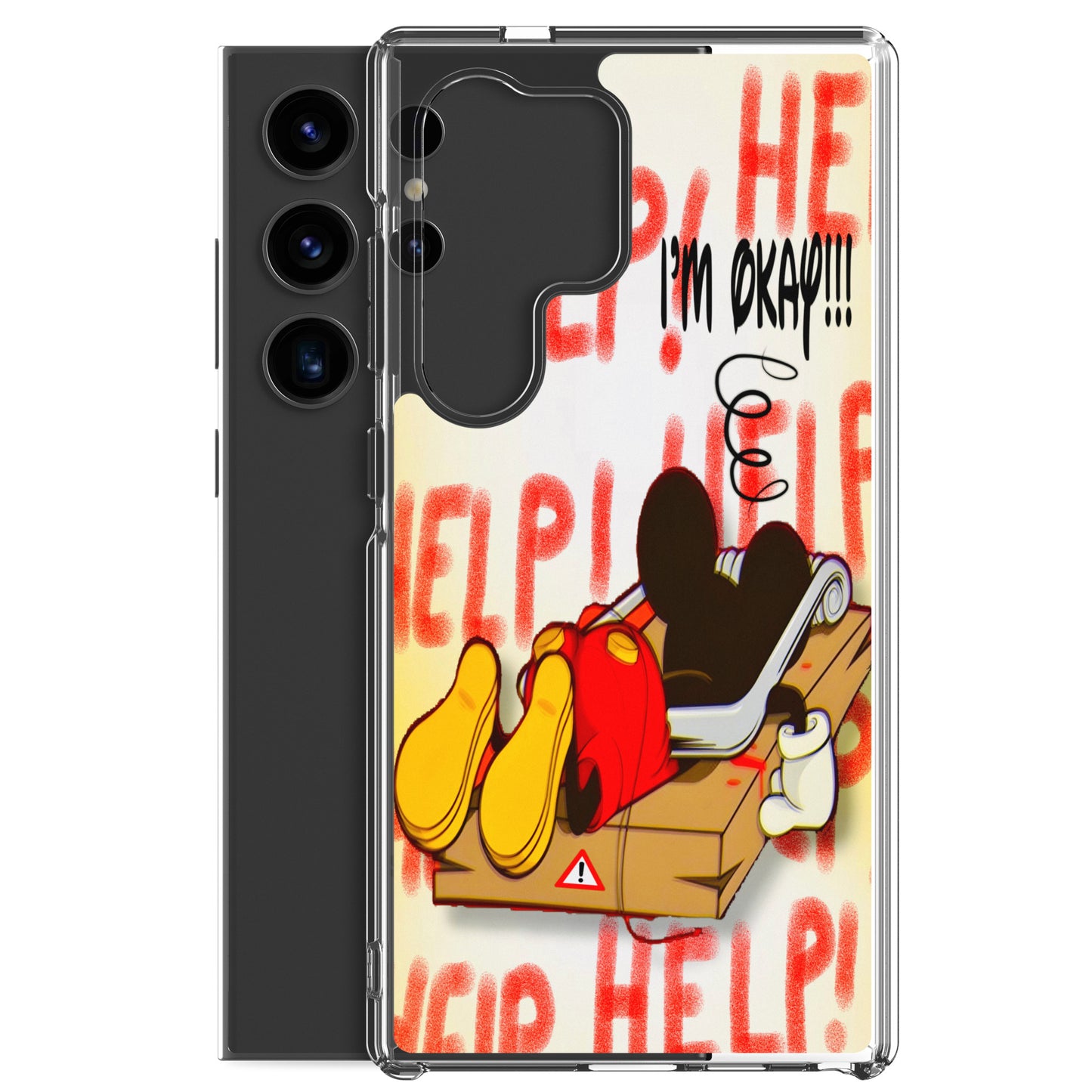 Designer Mickey-Mouse Samsung® Clear Case | Available for Most Samsung® Models