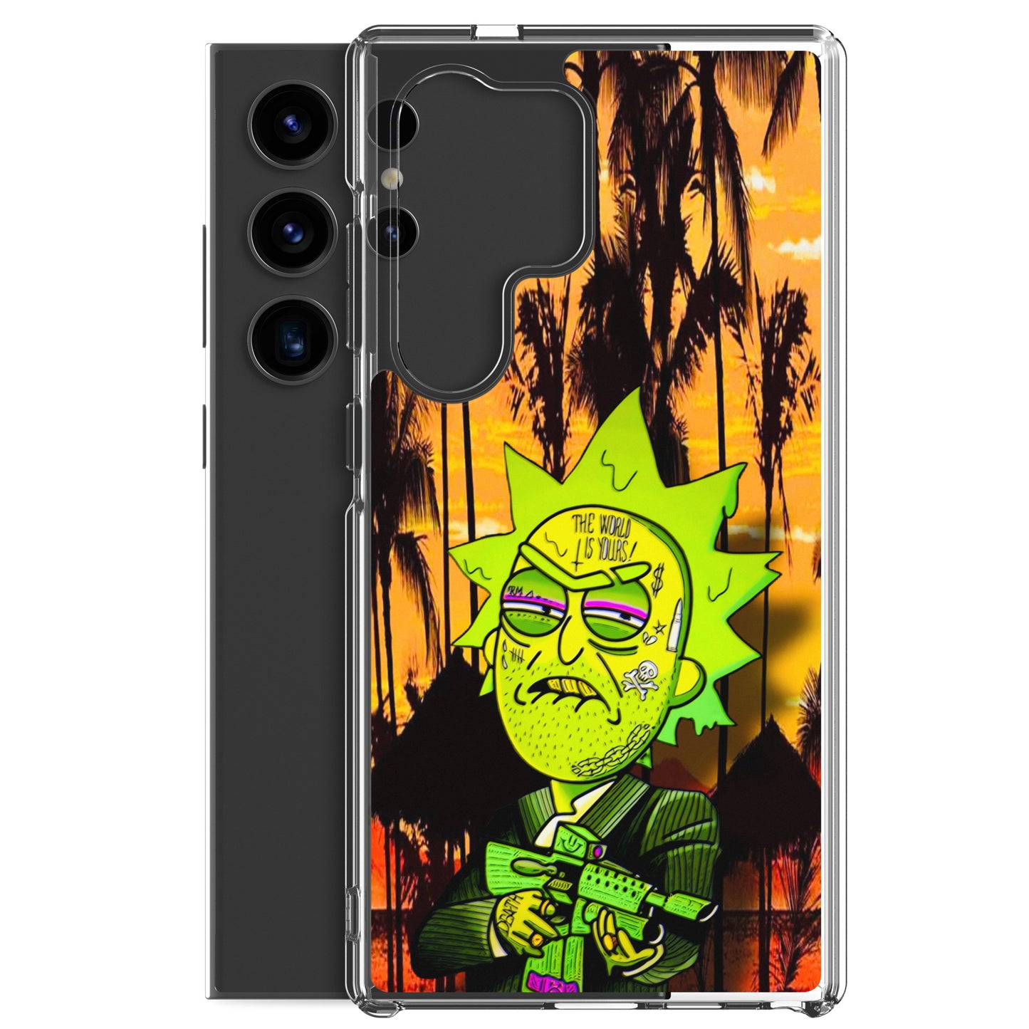 Designer Rick and Morty Samsung® Clear Case | Available for Most Samsung® Models