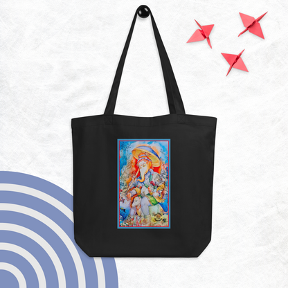 Ganesh Riding Mushak Raj Eco Tote Bag | Available in Multiple Colors