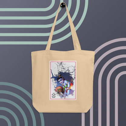 Baby Krishna Eco Tote Bag | Available in Multiple Colors