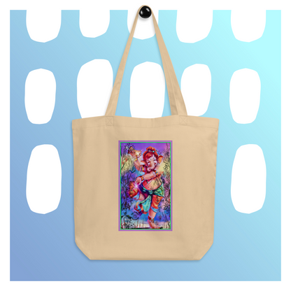 Ganesh Dancing Eco Tote Bag | Available in Multiple Colors