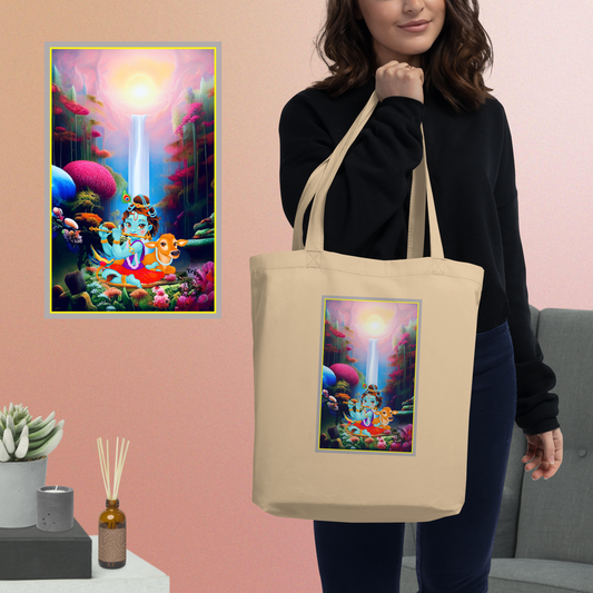 Krishna Eco Tote Bag | Available in Multiple Colors