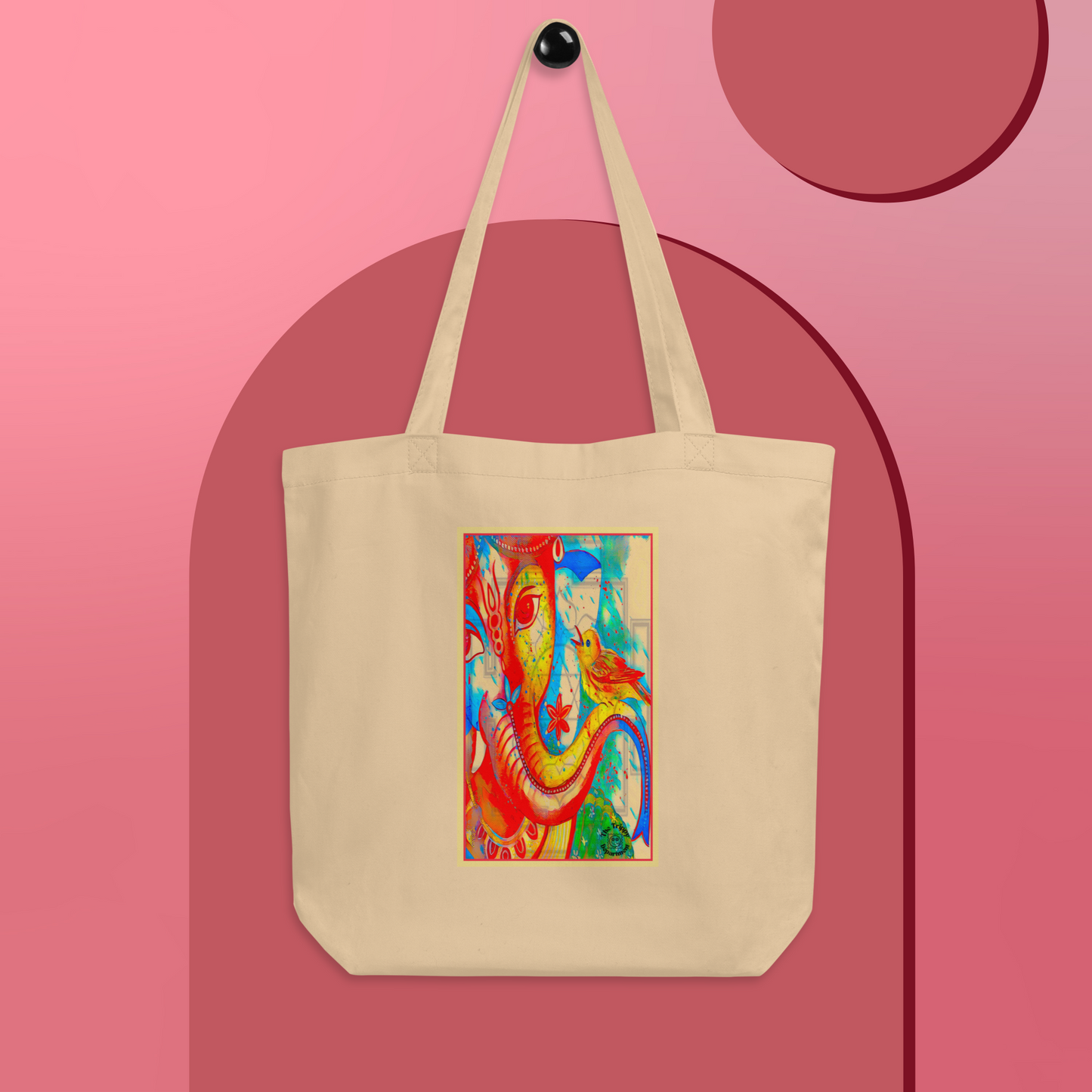 Ganesh Yantra Eco Tote Bag | Available in Multiple Colors