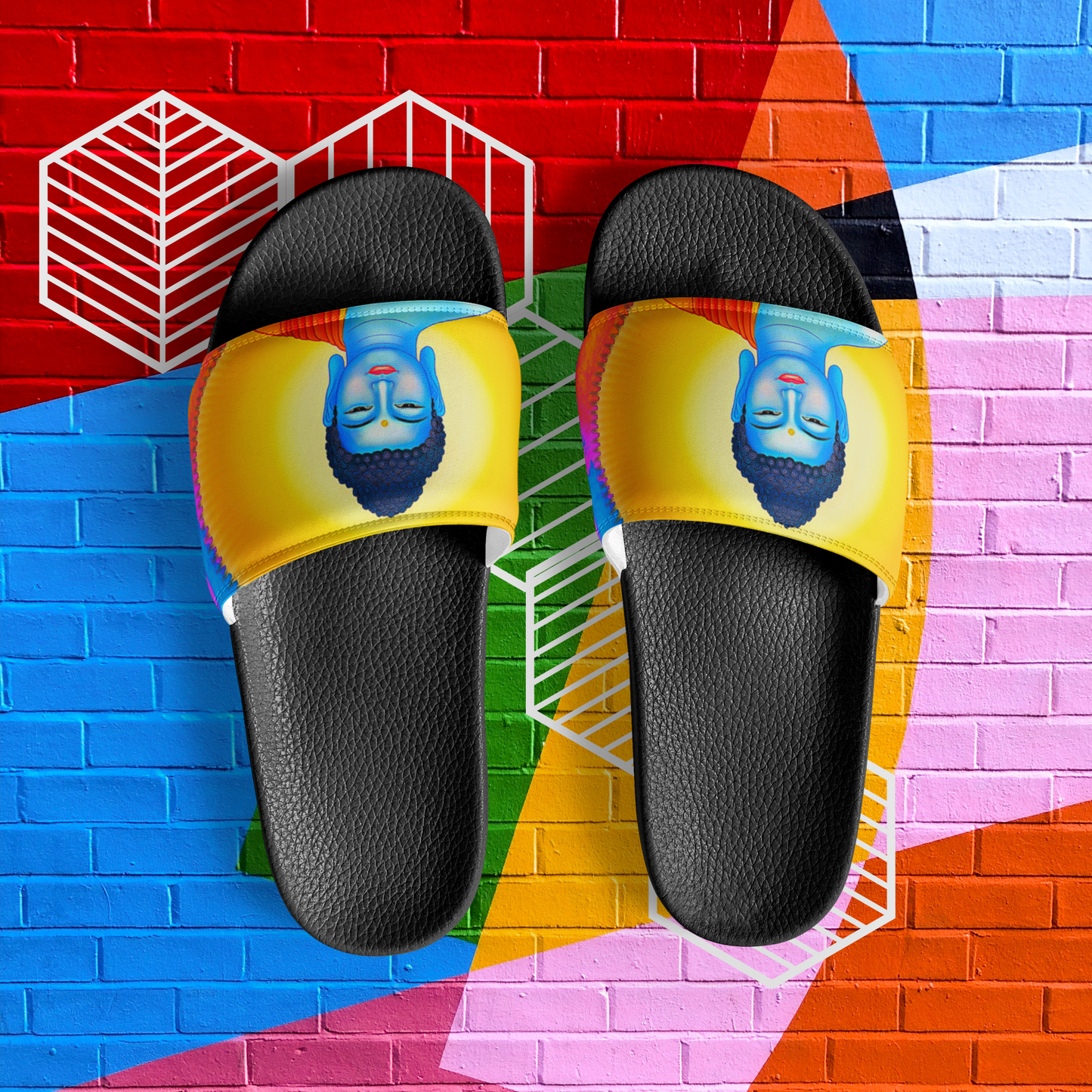 Buddha Men’s Slides | Available in Multiple Colors