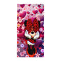 Designer Minnie-Mouse Bath and Beach Sublimation Towel | All-Over Print