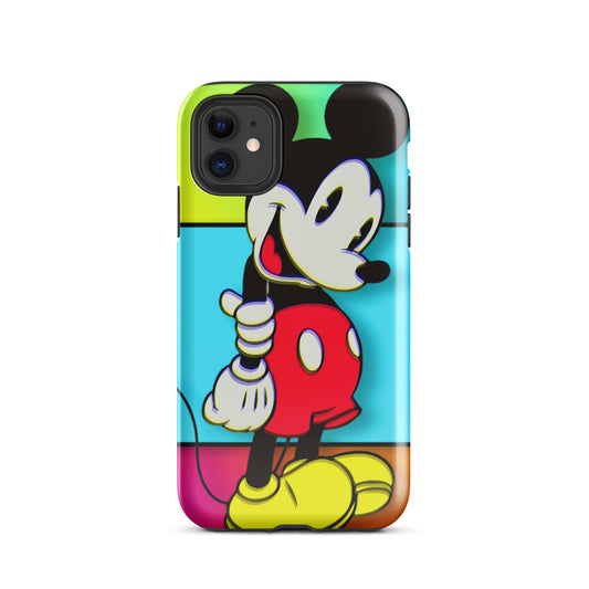 Designer Mickey-Mouse iPhone® Tough Case | Available for Most iPhone® Models | Wireless Charging Compatible