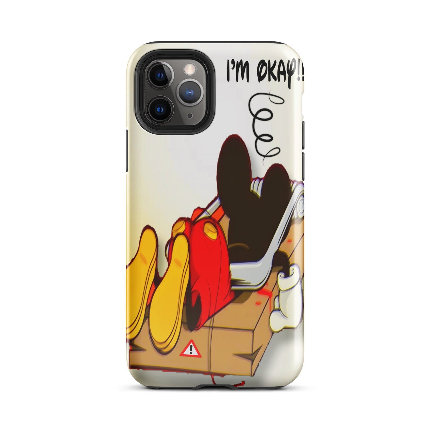 Designer Mickey-Mouse iPhone® Tough Case | Available for Most iPhone® Models | Wireless Charging Compatible