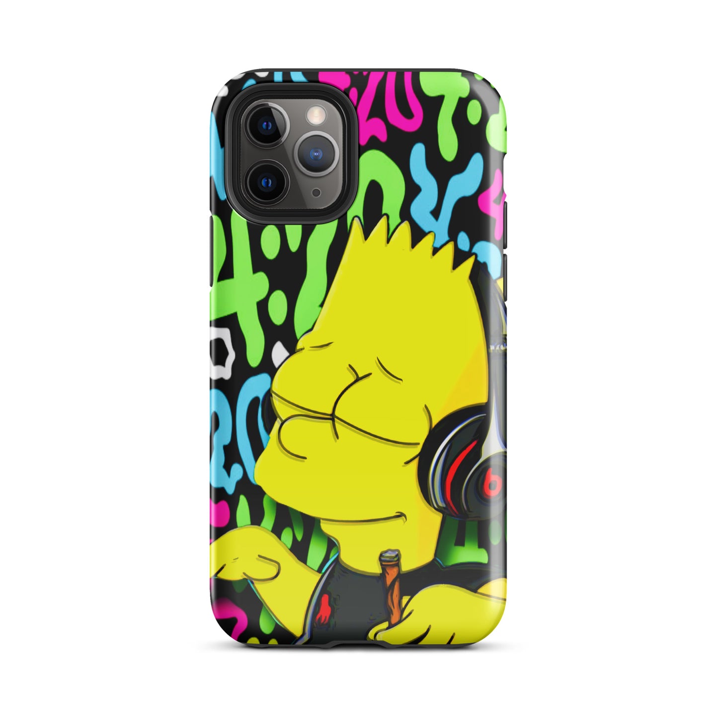 Designer The Simpsons iPhone® Tough Case | Available for Most iPhone® Models | Wireless Charging Compatible