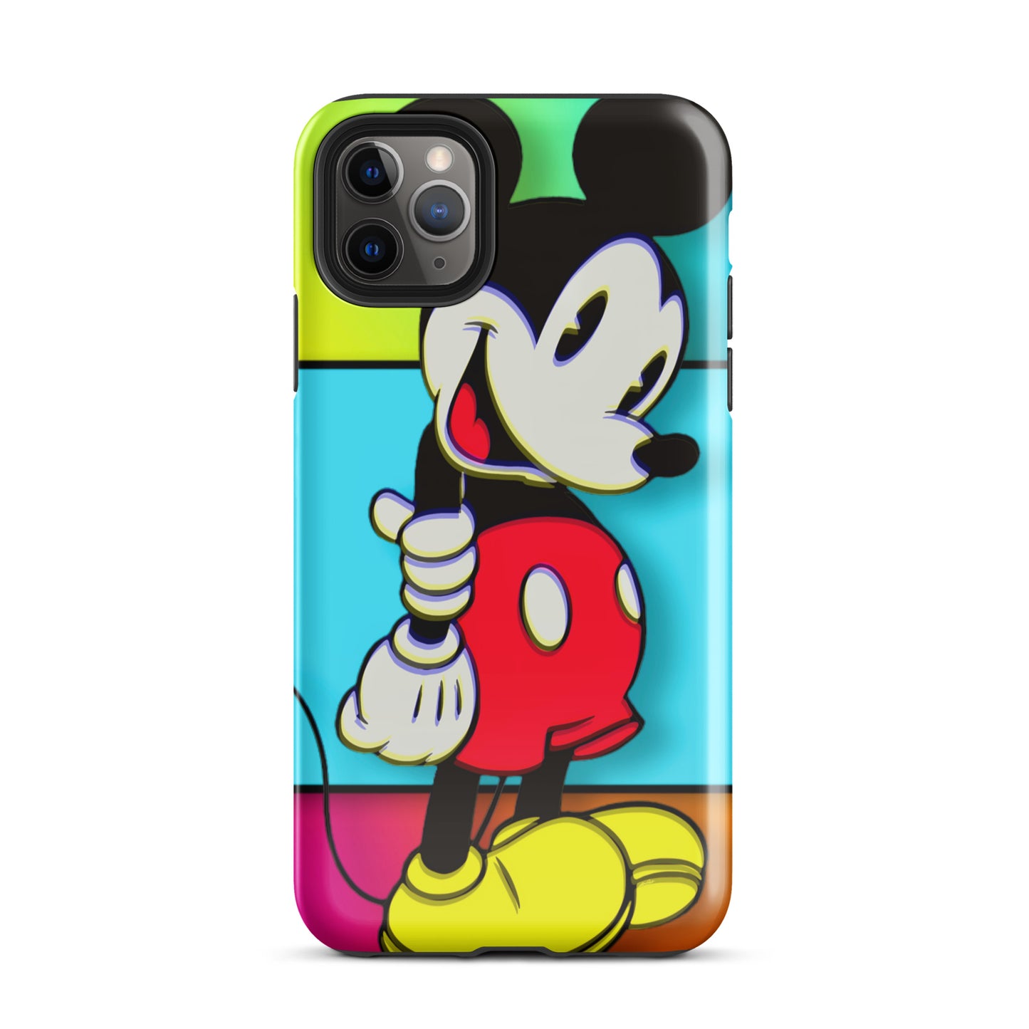 Designer Mickey-Mouse iPhone® Tough Case | Available for Most iPhone® Models | Wireless Charging Compatible