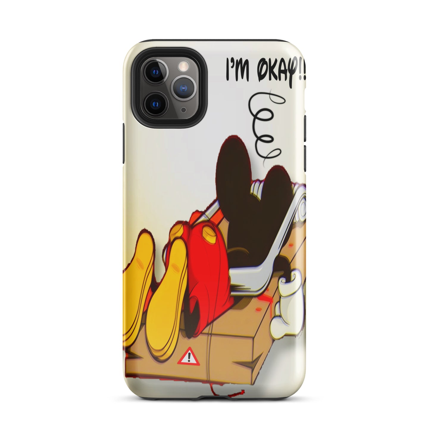 Designer Mickey-Mouse iPhone® Tough Case | Available for Most iPhone® Models | Wireless Charging Compatible