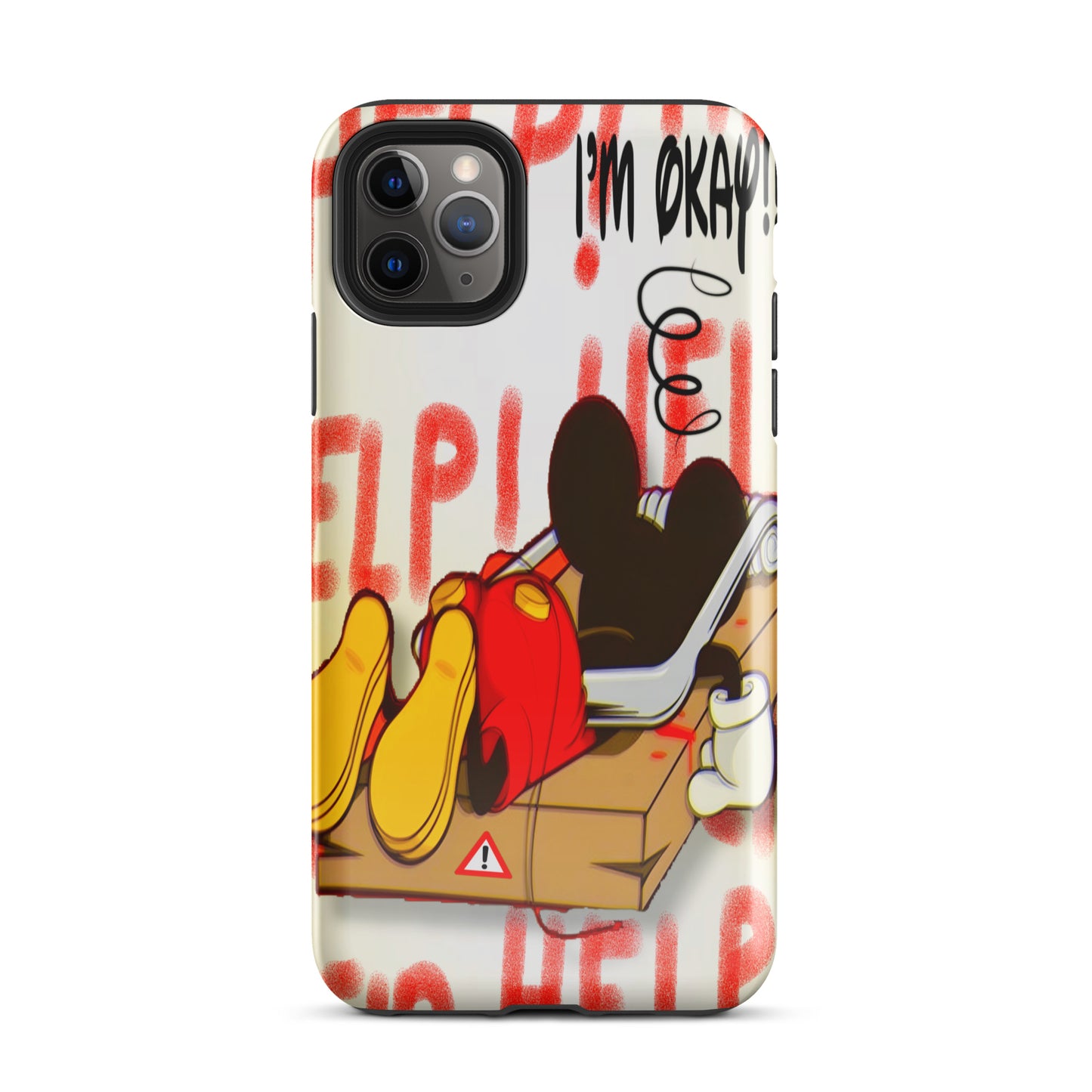 Designer Mickey-Mouse iPhone® Tough Case | Available for Most iPhone® Models | Wireless Charging Compatible