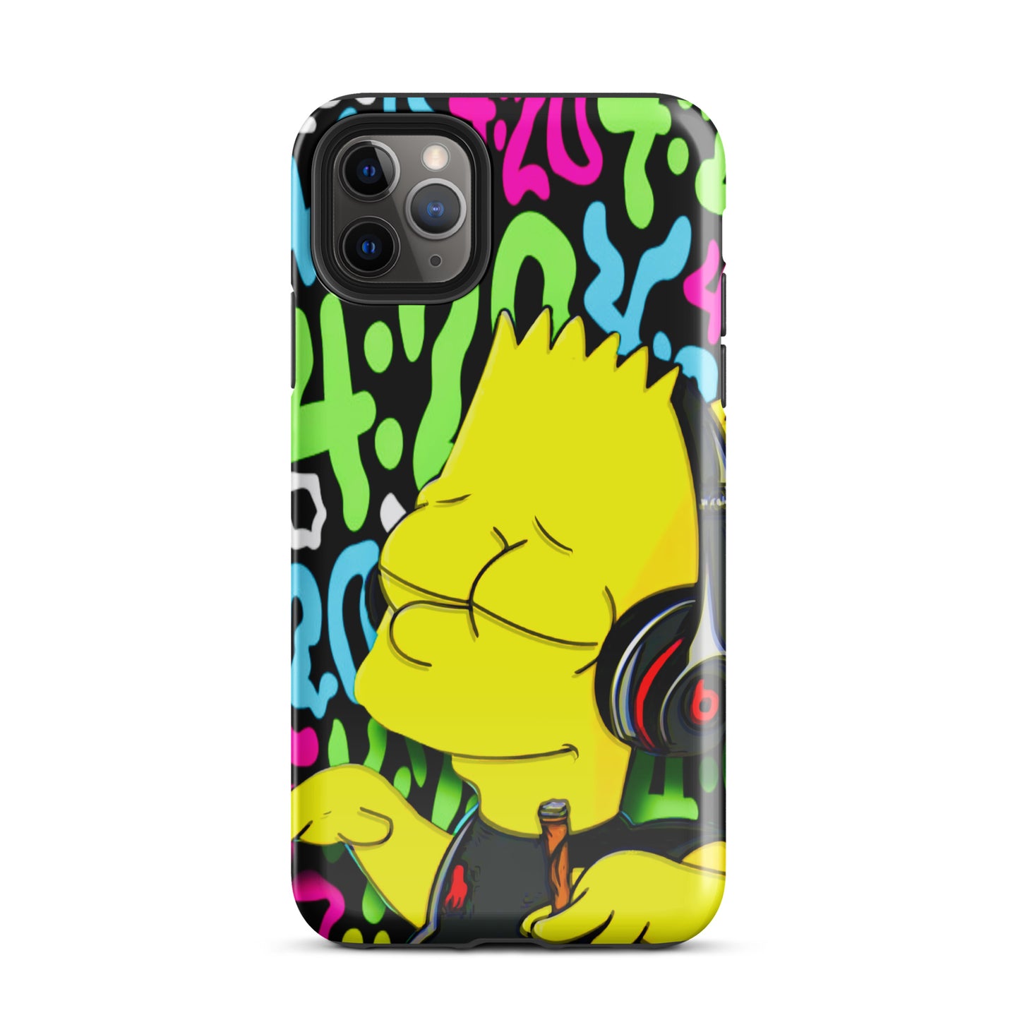 Designer The Simpsons iPhone® Tough Case | Available for Most iPhone® Models | Wireless Charging Compatible