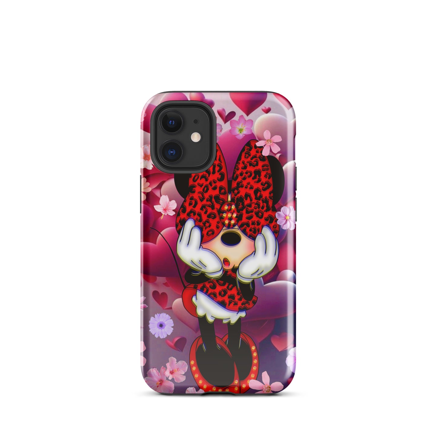 Designer Minnie-Mouse iPhone® Tough Case | Available for Most iPhone® Models | Wireless Charging Compatible