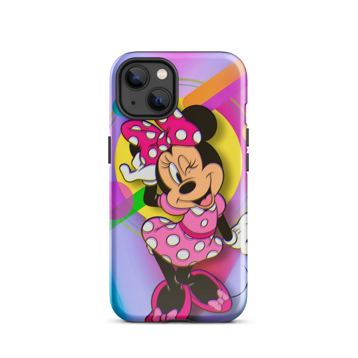 Designer Minnie-Mouse iPhone® Tough Case | Available for Most iPhone® Models | Wireless Charging Compatible