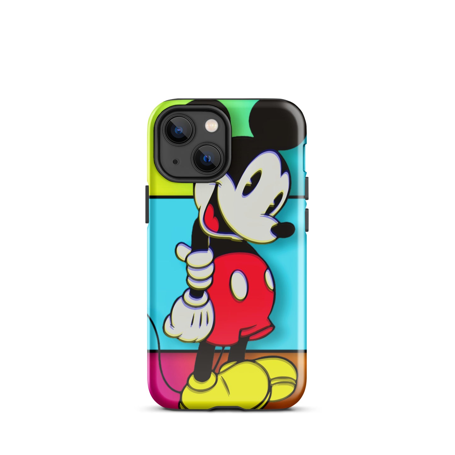 Designer Mickey-Mouse iPhone® Tough Case | Available for Most iPhone® Models | Wireless Charging Compatible