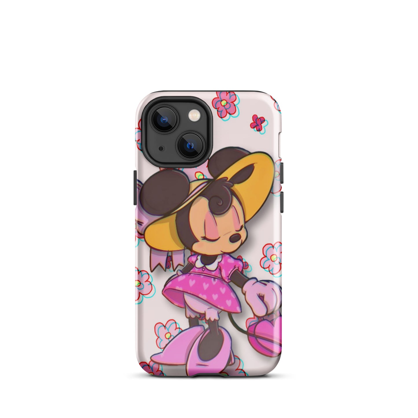 Designer Minnie-Mouse iPhone® Tough Case | Available for Most iPhone® Models | Wireless Charging Compatible