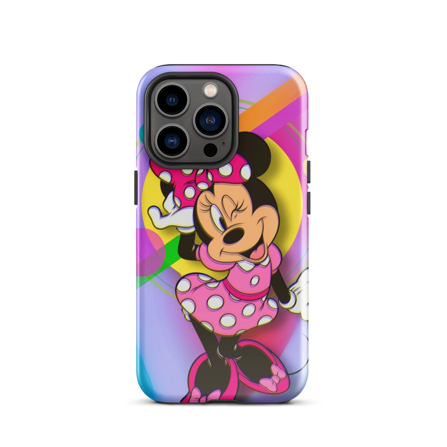 Designer Minnie-Mouse iPhone® Tough Case | Available for Most iPhone® Models | Wireless Charging Compatible