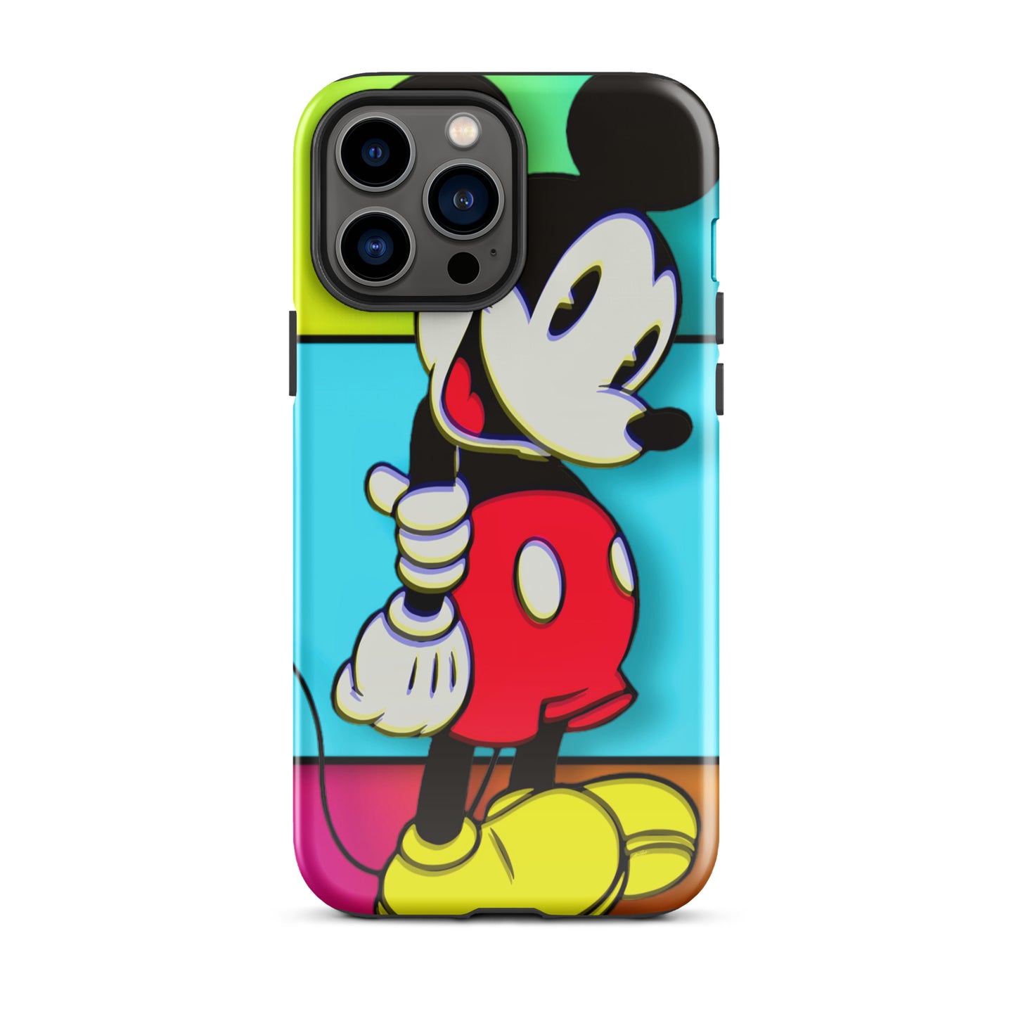 Designer Mickey-Mouse iPhone® Tough Case | Available for Most iPhone® Models | Wireless Charging Compatible