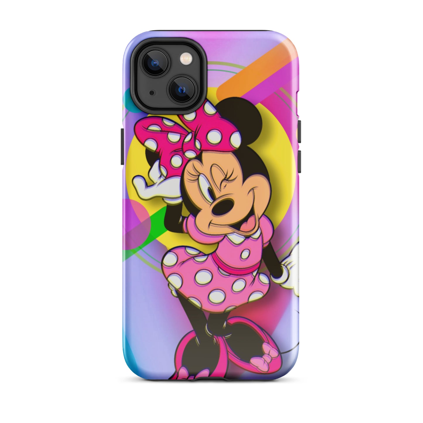 Designer Minnie-Mouse iPhone® Tough Case | Available for Most iPhone® Models | Wireless Charging Compatible