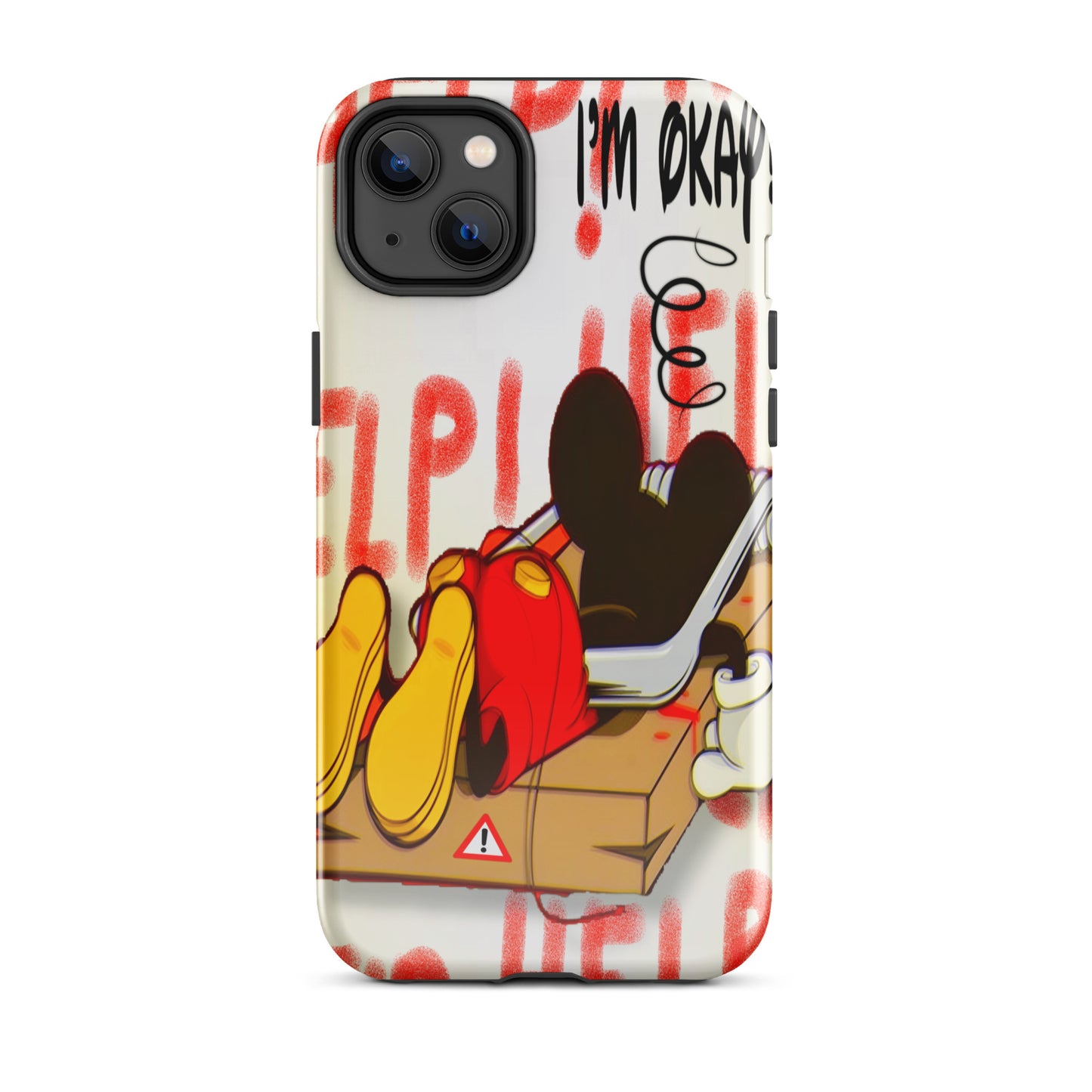 Designer Mickey-Mouse iPhone® Tough Case | Available for Most iPhone® Models | Wireless Charging Compatible