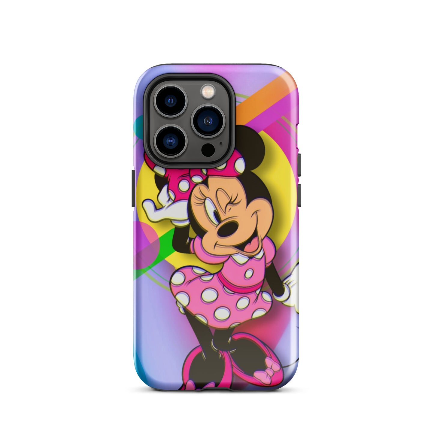 Designer Minnie-Mouse iPhone® Tough Case | Available for Most iPhone® Models | Wireless Charging Compatible