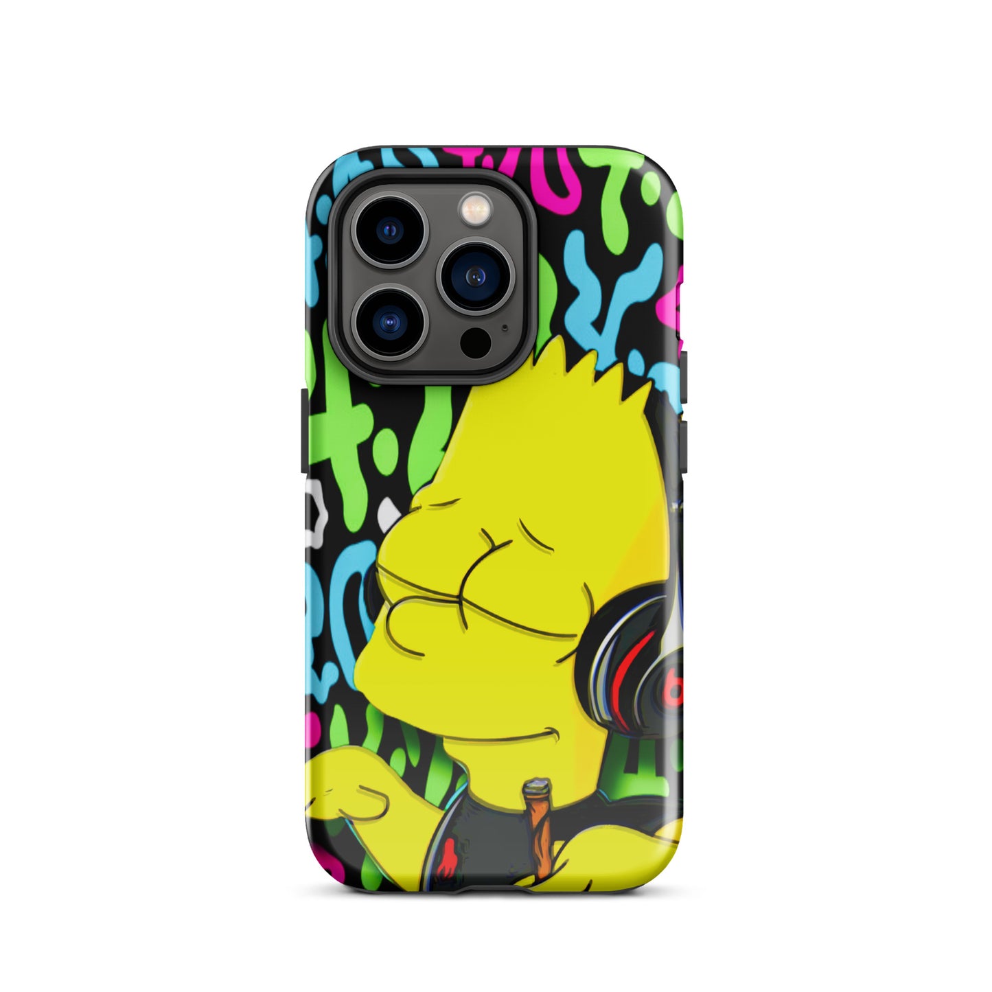 Designer The Simpsons iPhone® Tough Case | Available for Most iPhone® Models | Wireless Charging Compatible