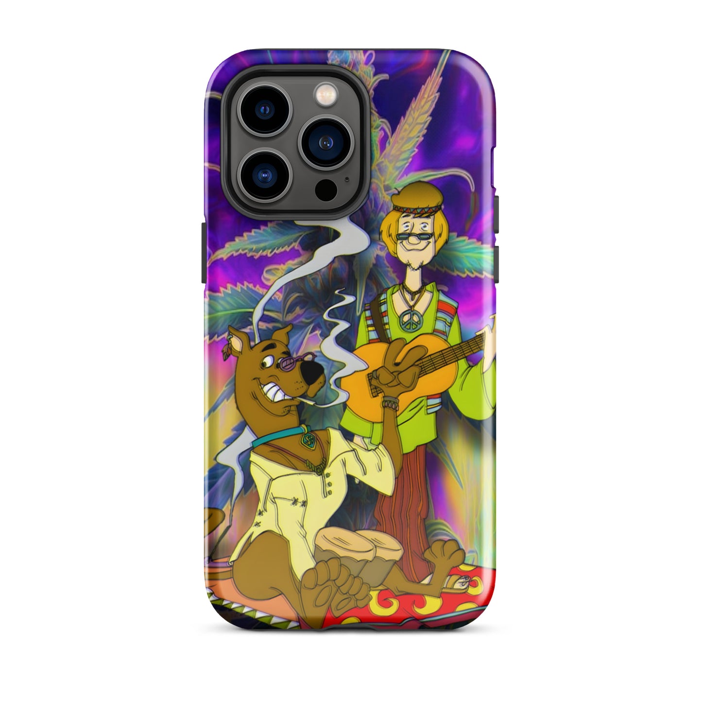 Designer Scooby-Doo and Shaggy iPhone® Tough Case | Available for Most iPhone® Models | Wireless Charging Compatible