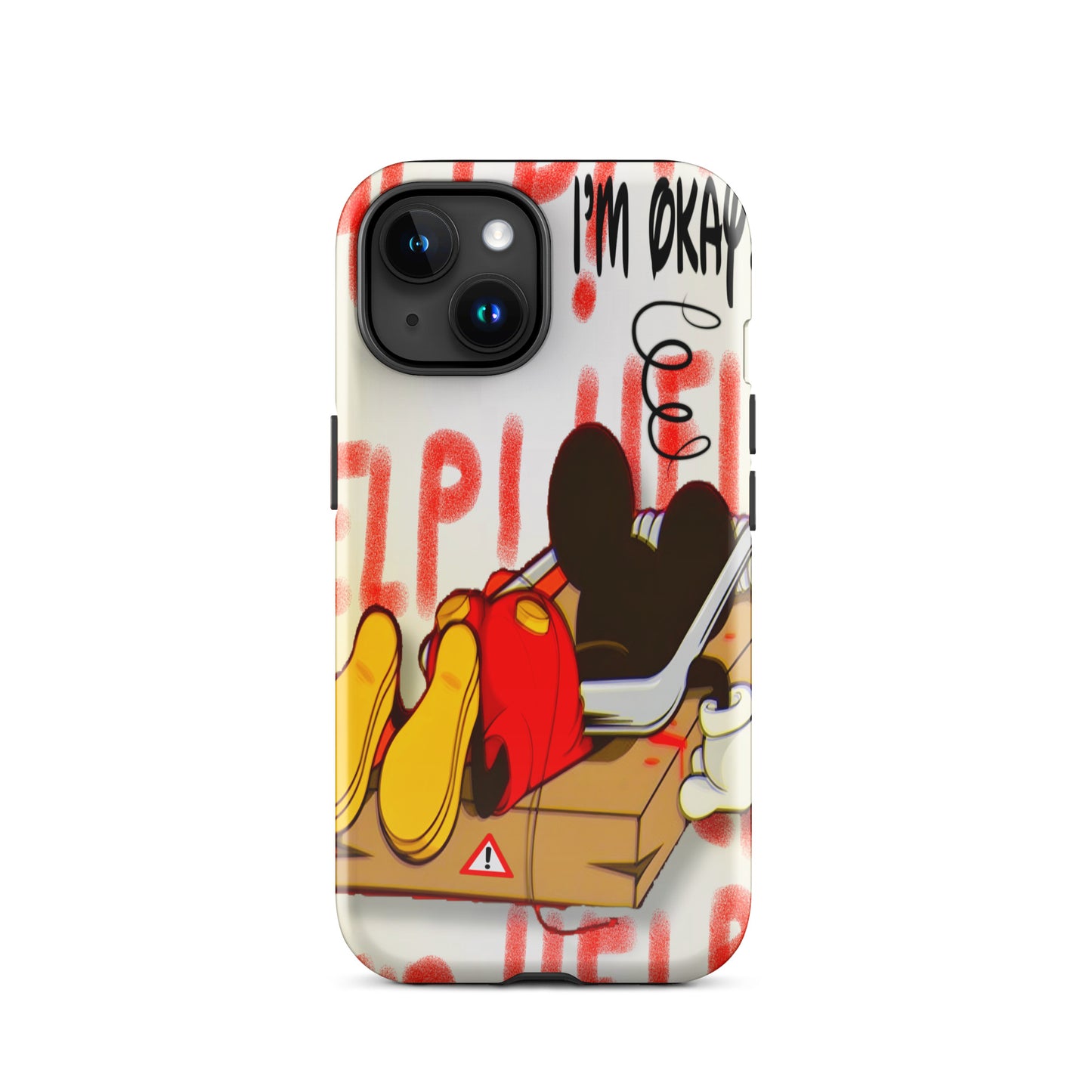 Designer Mickey-Mouse iPhone® Tough Case | Available for Most iPhone® Models | Wireless Charging Compatible