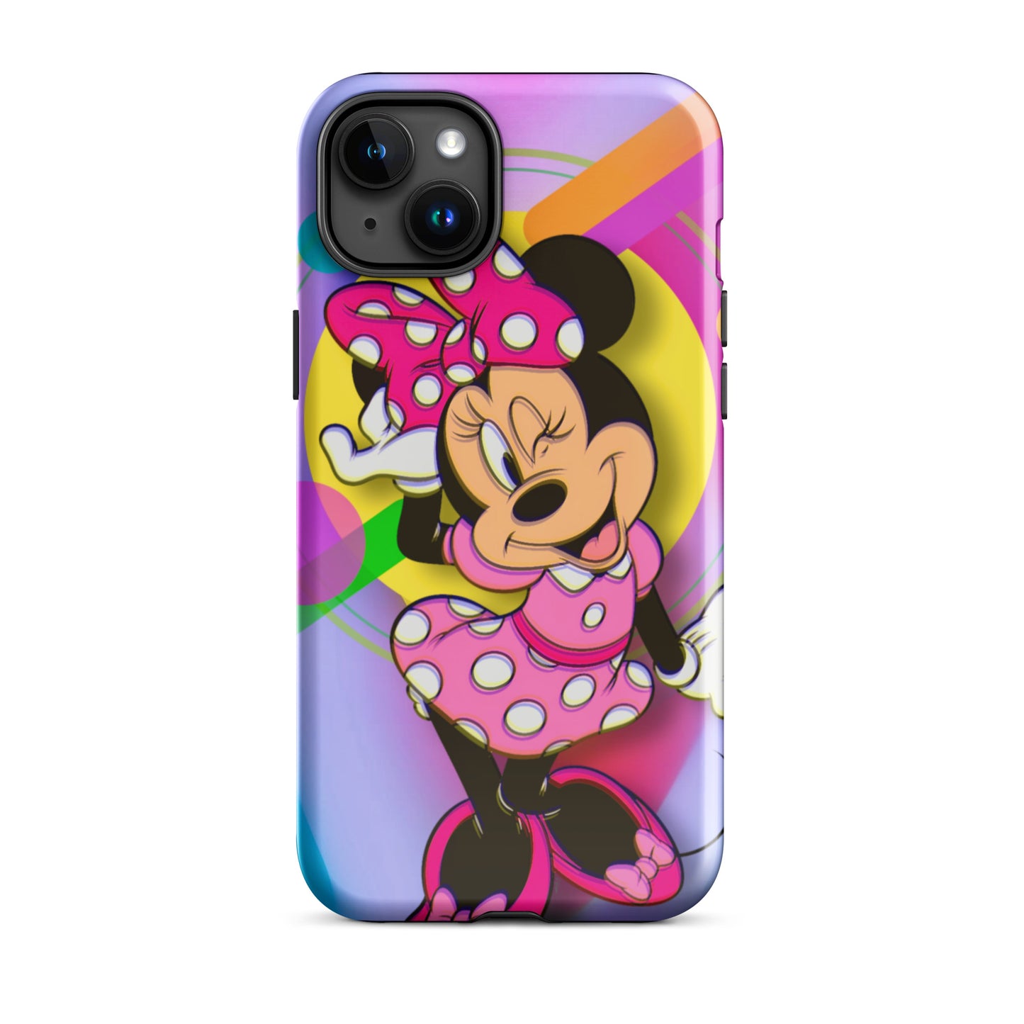 Designer Minnie-Mouse iPhone® Tough Case | Available for Most iPhone® Models | Wireless Charging Compatible