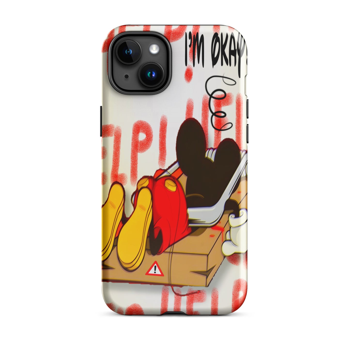 Designer Mickey-Mouse iPhone® Tough Case | Available for Most iPhone® Models | Wireless Charging Compatible