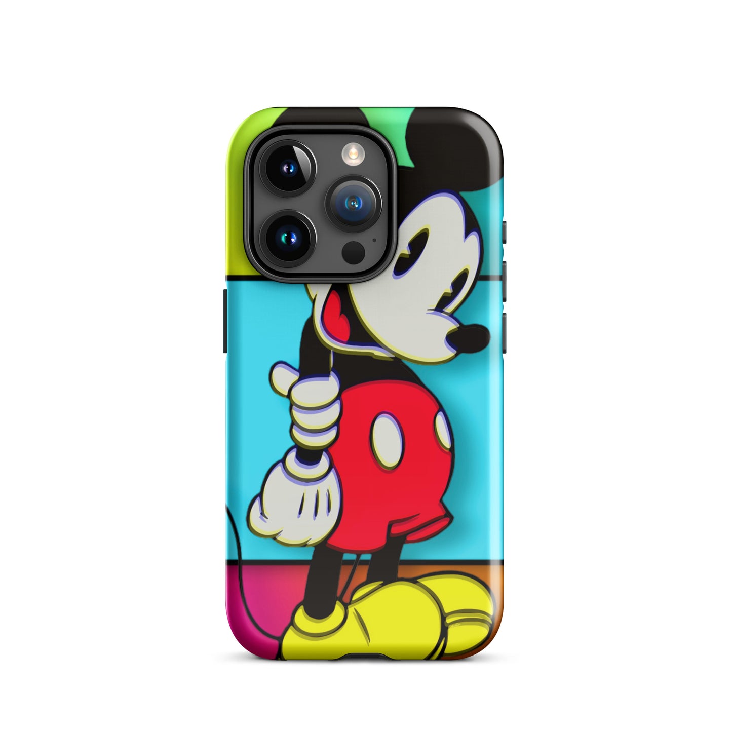 Designer Mickey-Mouse iPhone® Tough Case | Available for Most iPhone® Models | Wireless Charging Compatible