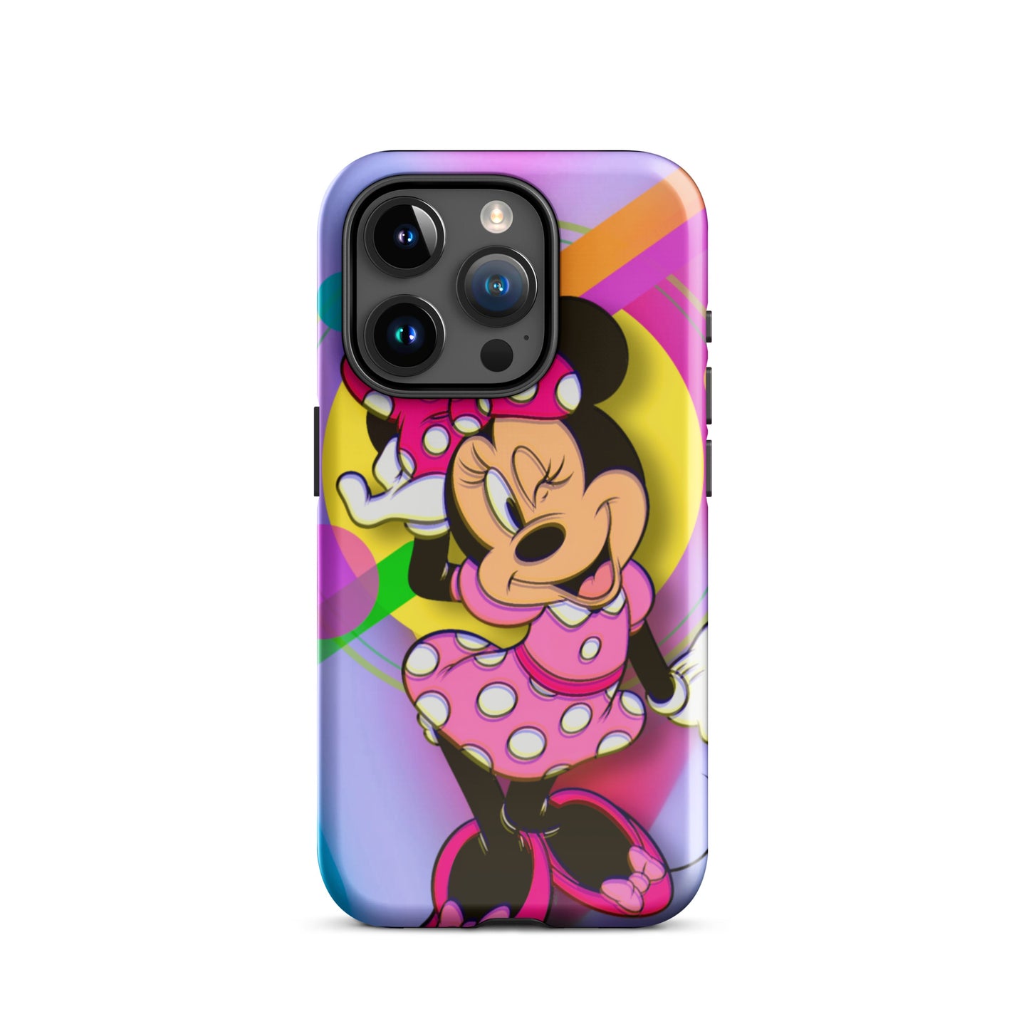 Designer Minnie-Mouse iPhone® Tough Case | Available for Most iPhone® Models | Wireless Charging Compatible