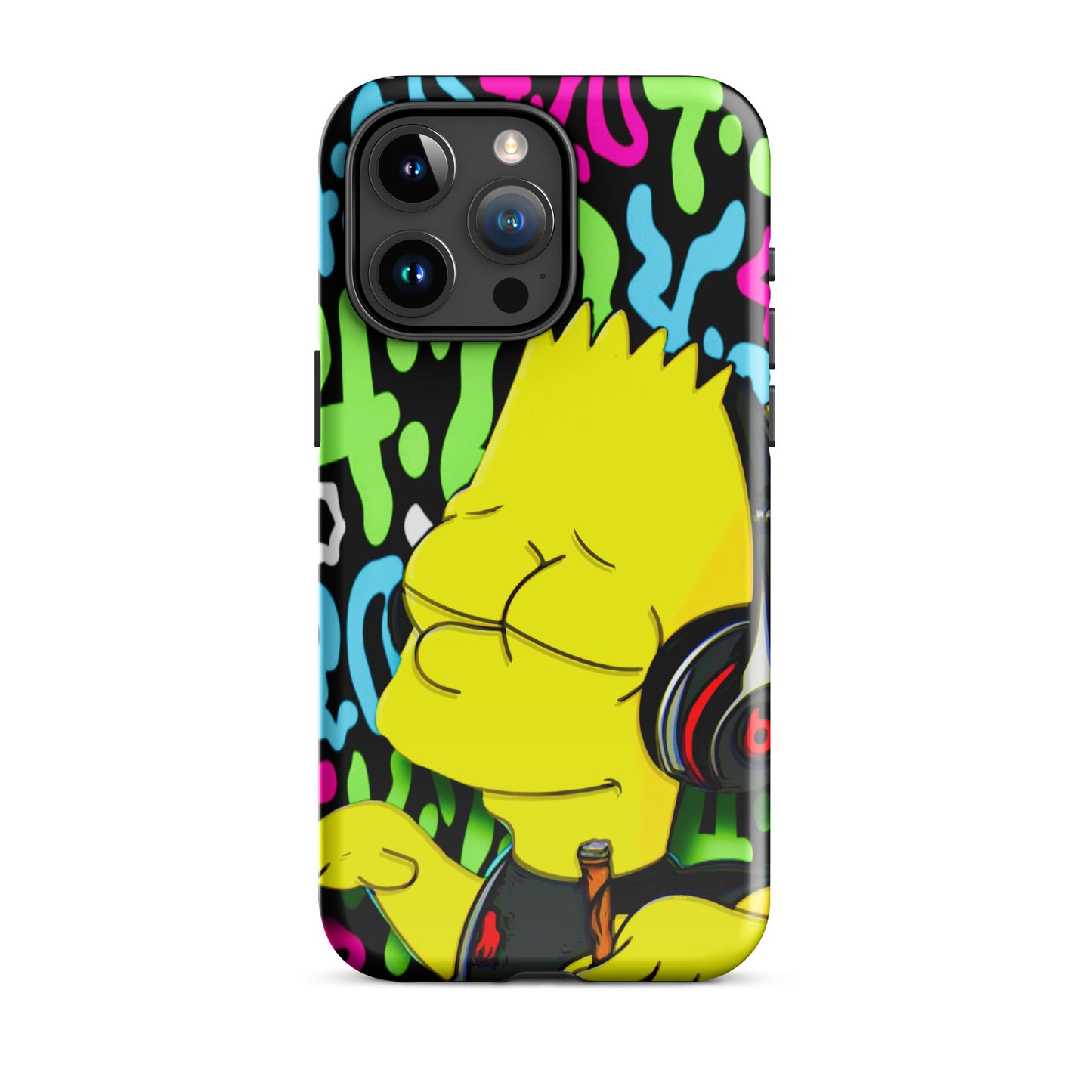 Designer The Simpsons iPhone® Tough Case | Available for Most iPhone® Models | Wireless Charging Compatible