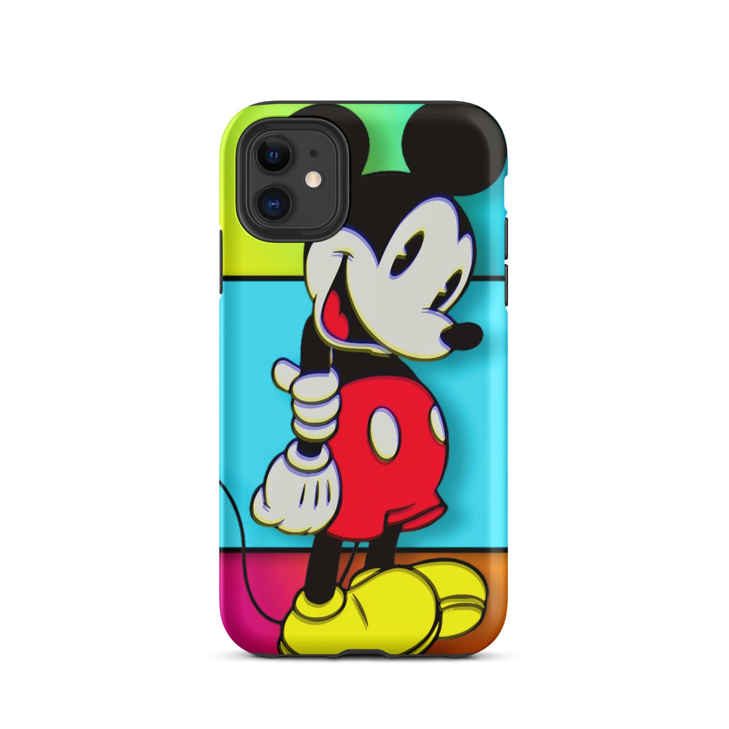 Designer Mickey-Mouse iPhone® Tough Case | Available for Most iPhone® Models | Wireless Charging Compatible