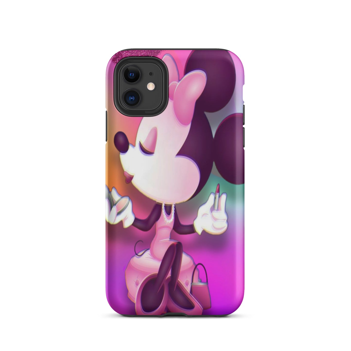 Designer Minnie-Mouse iPhone® Tough Case | Available for Most iPhone® Models | Wireless Charging Compatible