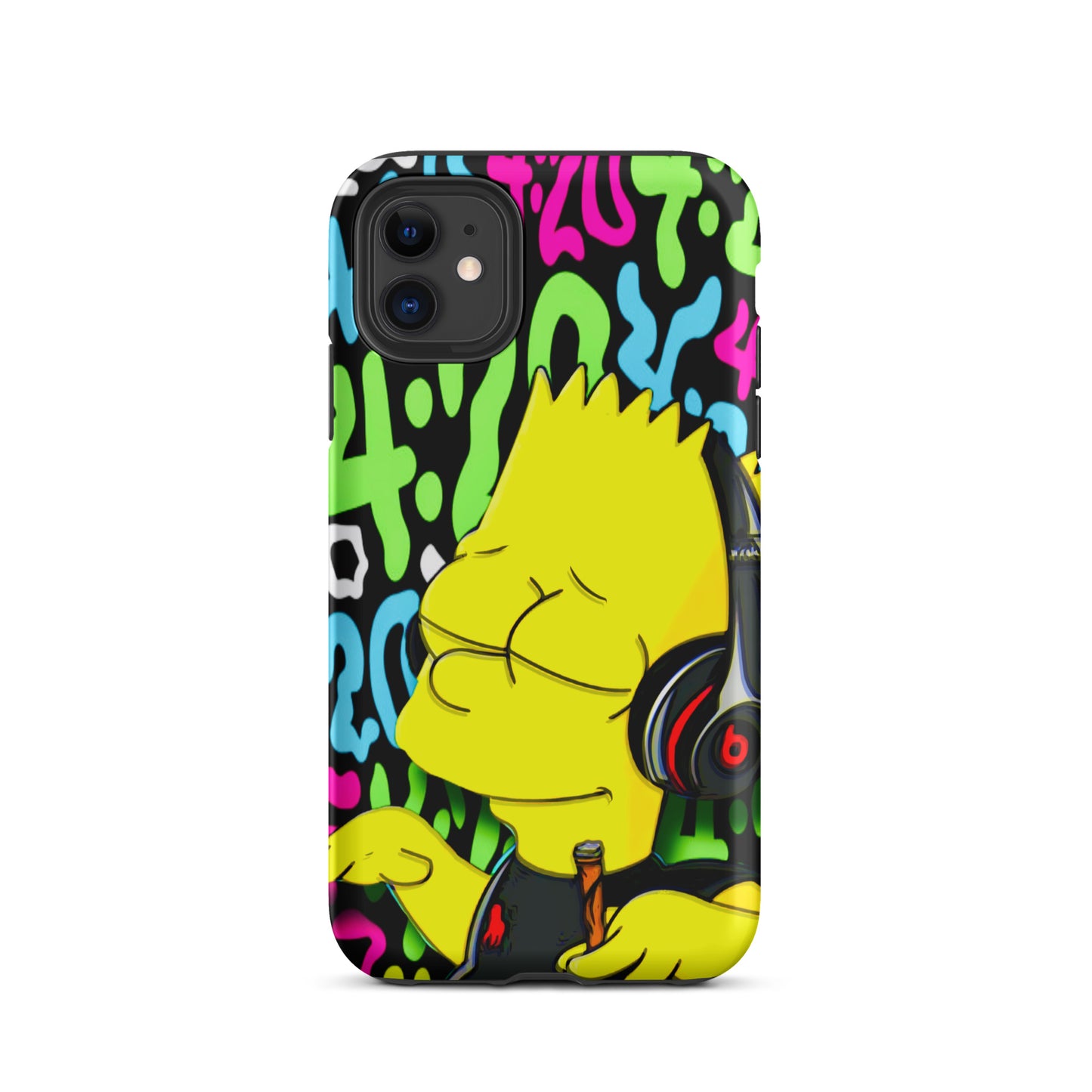 Designer The Simpsons iPhone® Tough Case | Available for Most iPhone® Models | Wireless Charging Compatible