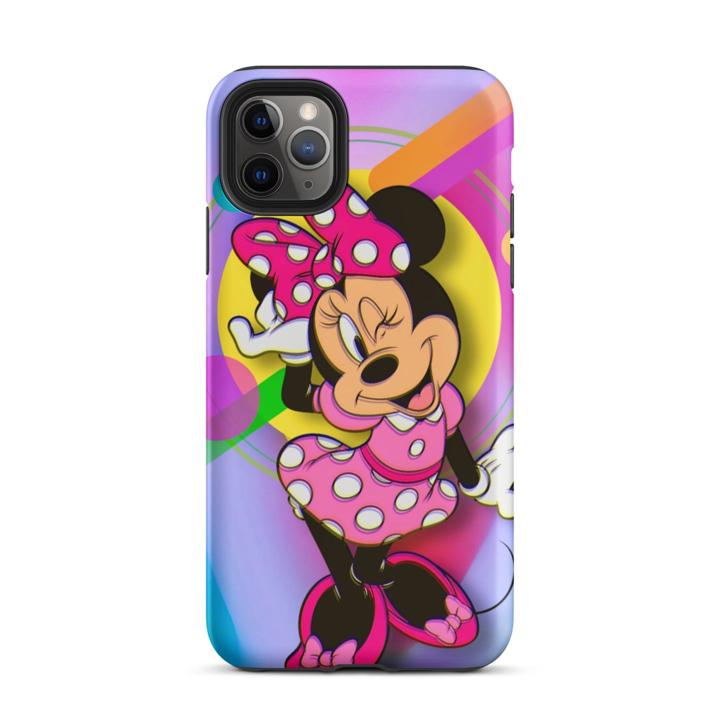 Designer Minnie-Mouse iPhone® Tough Case | Available for Most iPhone® Models | Wireless Charging Compatible