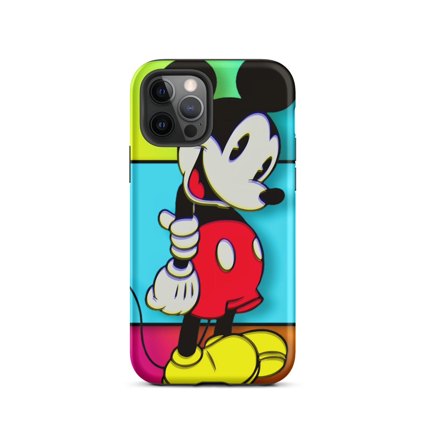 Designer Mickey-Mouse iPhone® Tough Case | Available for Most iPhone® Models | Wireless Charging Compatible