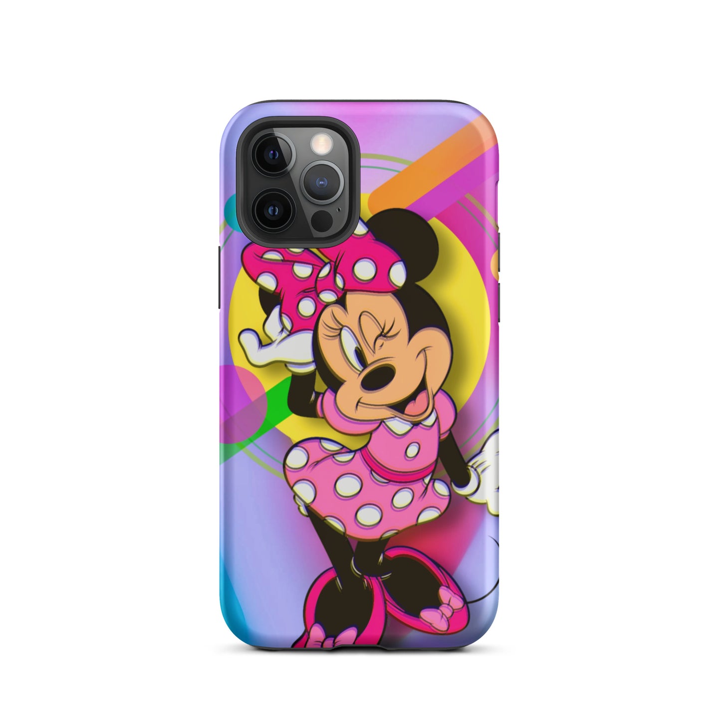 Designer Minnie-Mouse iPhone® Tough Case | Available for Most iPhone® Models | Wireless Charging Compatible