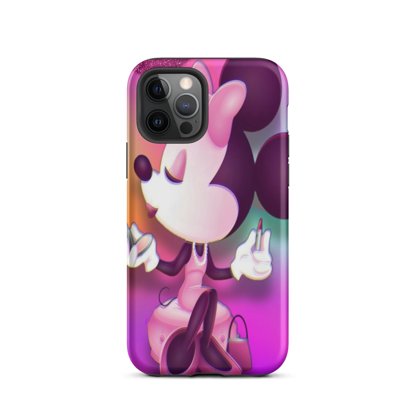 Designer Minnie-Mouse iPhone® Tough Case | Available for Most iPhone® Models | Wireless Charging Compatible