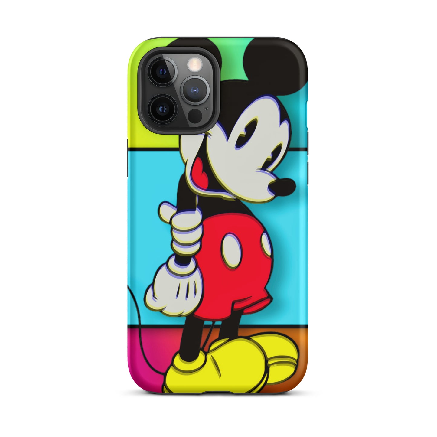 Designer Mickey-Mouse iPhone® Tough Case | Available for Most iPhone® Models | Wireless Charging Compatible