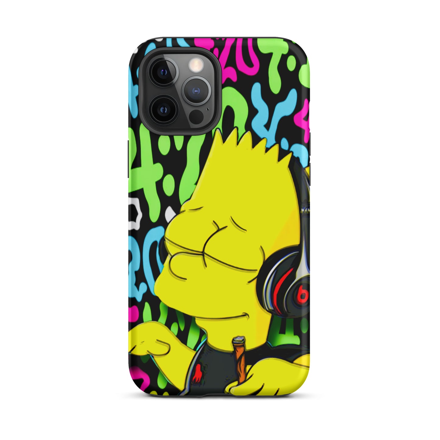 Designer The Simpsons iPhone® Tough Case | Available for Most iPhone® Models | Wireless Charging Compatible