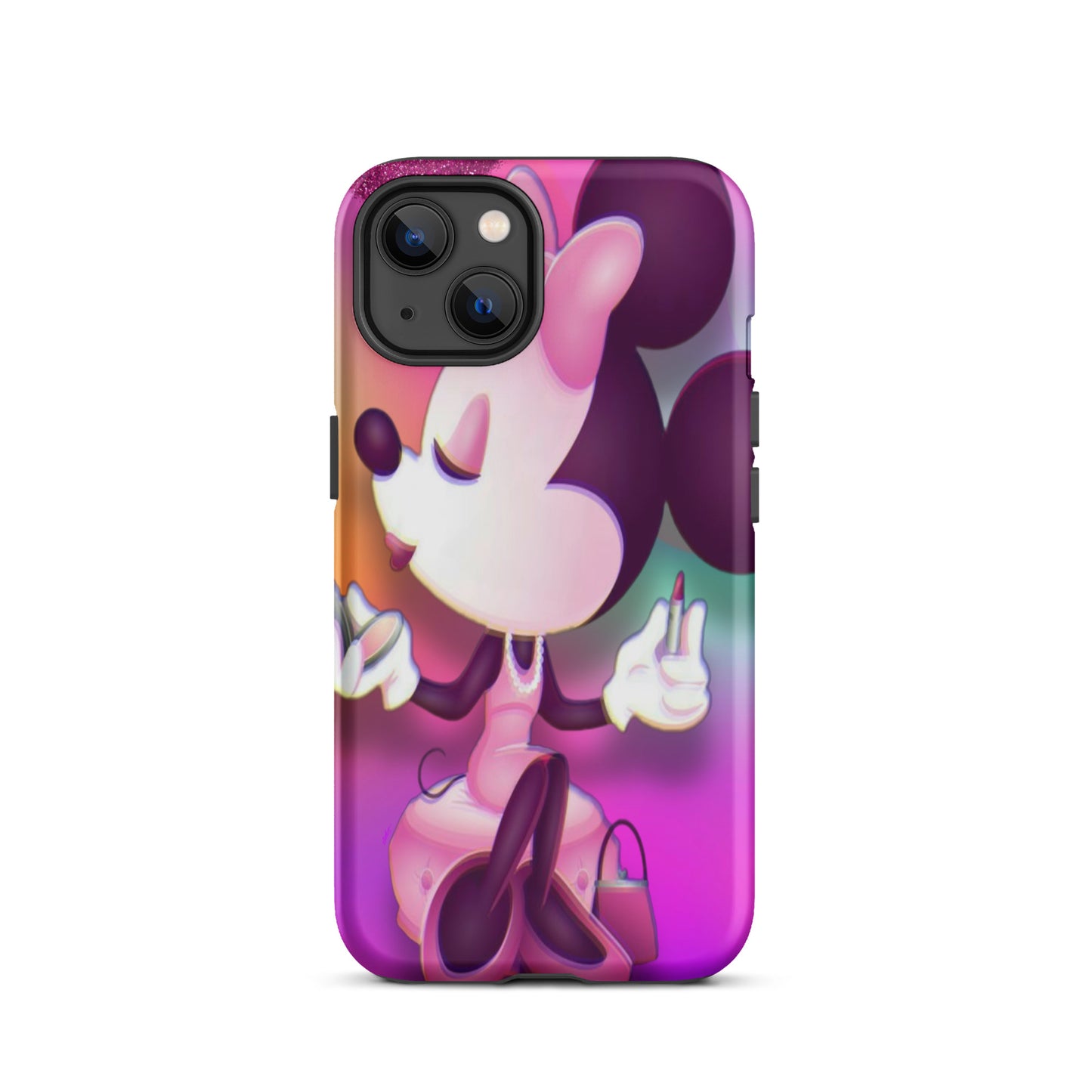 Designer Minnie-Mouse iPhone® Tough Case | Available for Most iPhone® Models | Wireless Charging Compatible